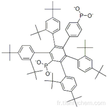 Tétrakis (2,4-di-tert-butylphényl) -1,1-biphényl-4,4&#39;-diylbisphosphonite CAS 38613-77-3